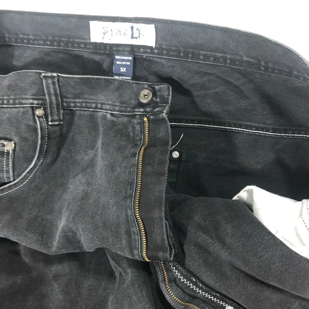 Godbody Denimtechnology Black Shorts 5X Mens‎ Embroidered Logo Pockets Vintage